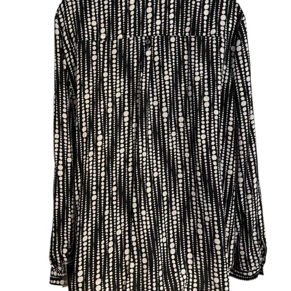 NWT Zac & Rachel Black and White Blouse XLARGE #1 - Picture 6 of 11